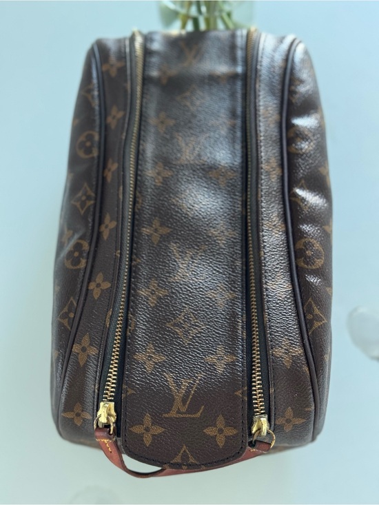Louis Vuitton Other - Louis Vuitton Monogram Canvas Cosmetic Pouch in Brown and Tan